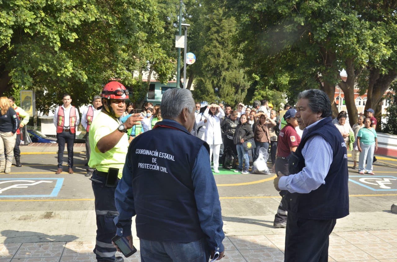 Realiza CEPC simulacro en hospitales de la Secretaría de Salud